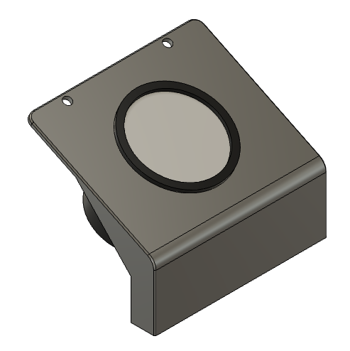 TJ Jeep ash tray gauge mount with 2-1/16 inch hole