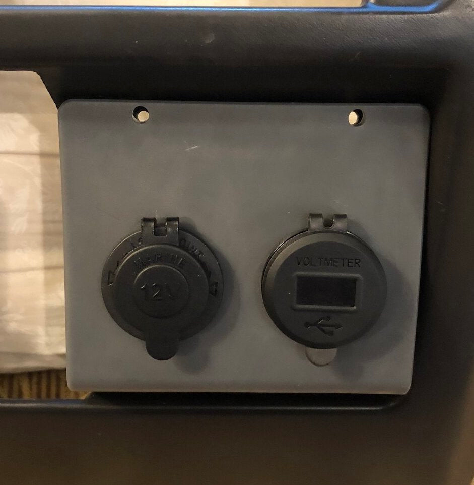 Jeep Wrangler TJ bezel dash insert with switch panel
