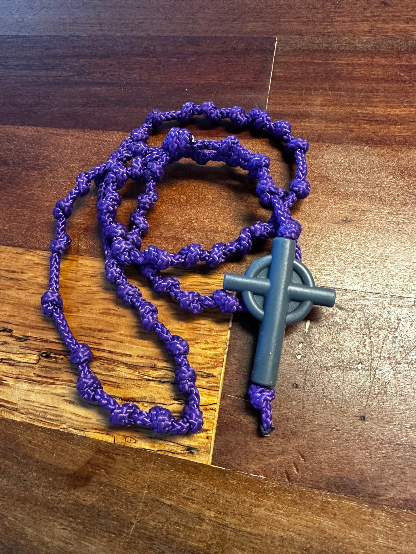 Tube Rosary Cross 3D Printed